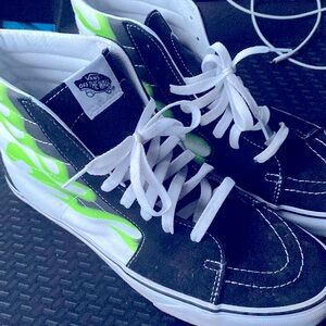 Van's sk8-hi flame